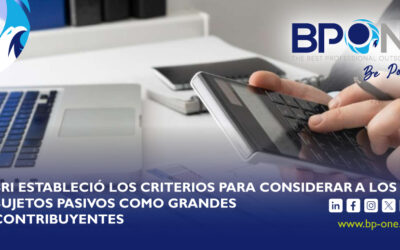 SRI estableció los criterios para considerar a los sujetos pasivos como grandes contribuyentes