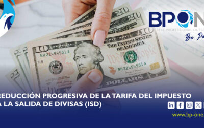 Reducción progresiva de la tarifa del Impuesto a  la Salida de Divisas (ISD)