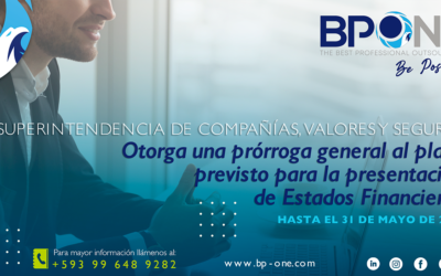 Prórroga hasta el 31 de mayo del 2022 para la presentación de Estados Financieros correspondientes al Ejercicio 2021