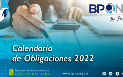 Calendario de obligaciones 2022