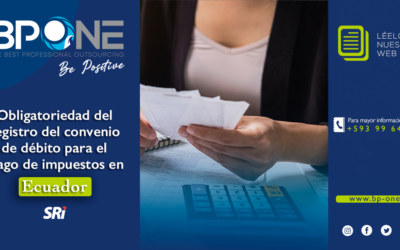 Registro obligatorio de convenio de débito para impuestos en Ecuador