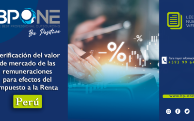 Perú: Verificación del valor de mercado de las remuneraciones para efectos del Impuesto a la Renta