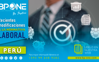 Perú: Recientes modificaciones a la normativa laboral