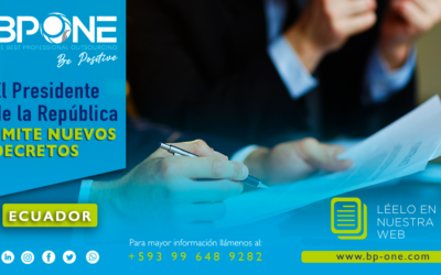 Ecuador: El Presidente de la República emite 3 nuevos decretos: 643, 644 y 645