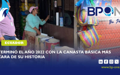 Ecuador terminó el año 2022 con la canasta básica más cara de su historia