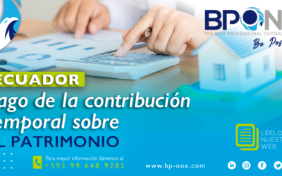 Ecuador: Pago de la contribución temporal sobre el patrimonio