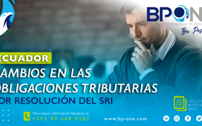 Ecuador: Cambios en obligaciones tributarias por Resolución del SRI