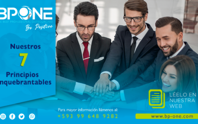 Nuestros 7 principios inquebrantables que guían nuestra labor en BPONE