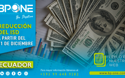 Ecuador: Reducción del ISD a partir del 31 de diciembre del 2023