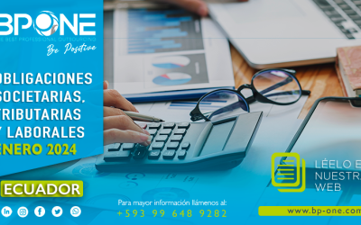 ECUADOR: Obligaciones Societarias, Tributarias y Laborales Enero 2024