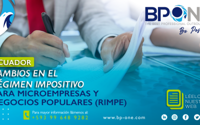 ECUADOR: Cambios en el Régimen Impositivo para Microempresas y Negocios Populares (RIMPE)