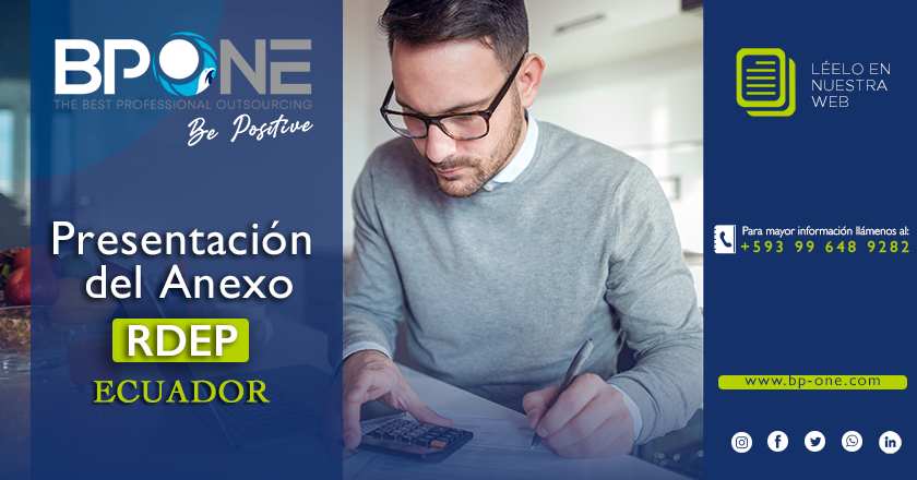 ECUADOR: Presentación del Anexo RDEP