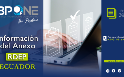 ECUADOR: Información del Anexo RDEP