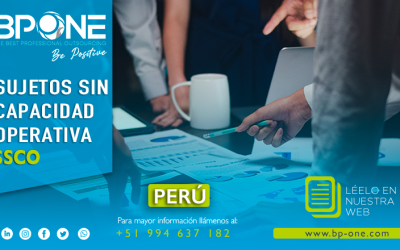Perú: Sujetos Sin Capacidad Operativa SSCO