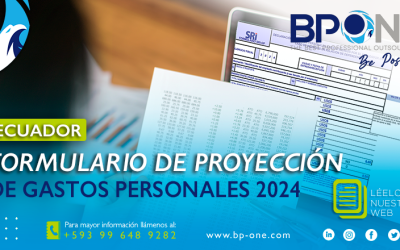 ECUADOR: Formulario de Proyección de Gastos Personales 2024