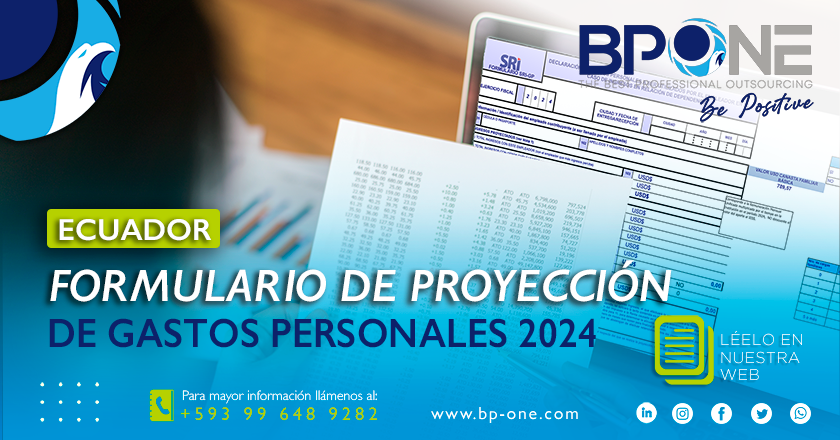 ECUADOR: Formulario de Proyección de Gastos Personales 2024