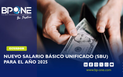 Nuevo Salario Básico Unificado para el año 2025