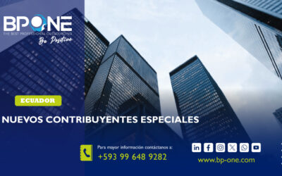 Ecuador: Nuevos contribuyentes especiales