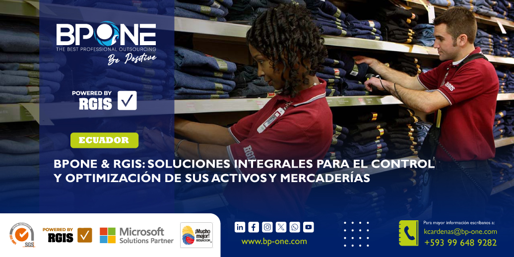 BPONE franquiciado de RGIS en Ecuador y tecnología avanzada