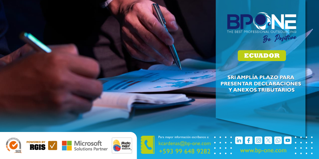 Ecuador: SRI amplía plazo para presentar declaraciones y anexos tributarios