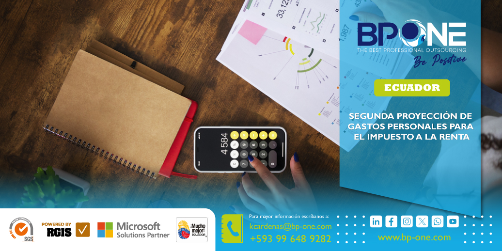Ecuador: Segunda proyección de gastos personales para el Impuesto a la Renta