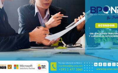 Ecuador: Obligaciones Tributarias y Laborales Noviembre 2025