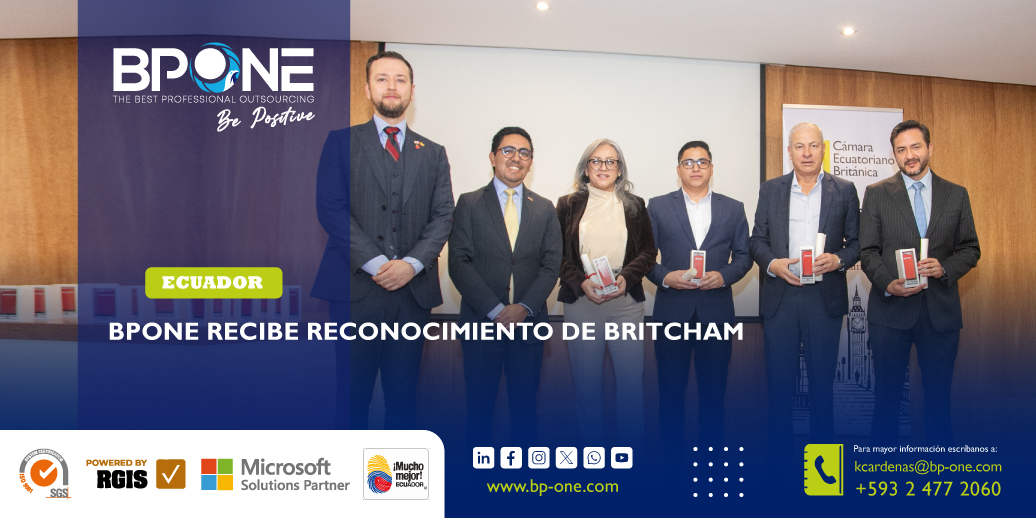 BPONE recibe reconocimiento de Britcham