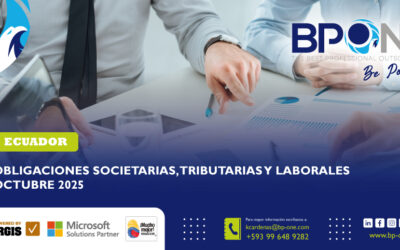 Ecuador: Obligaciones Societarias, Tributarias y Laborales Octubre 2025