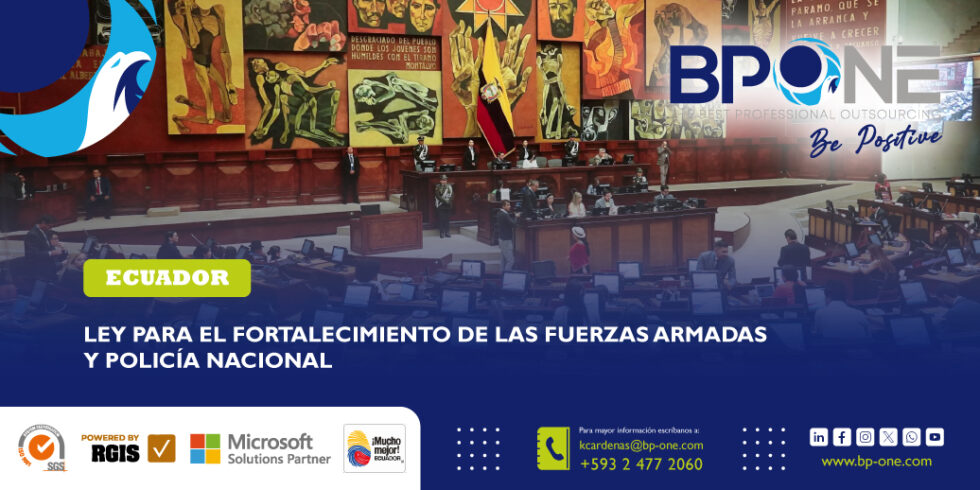 Ecuador: Ley para el fortalecimiento de las Fuerzas Armadas 2025