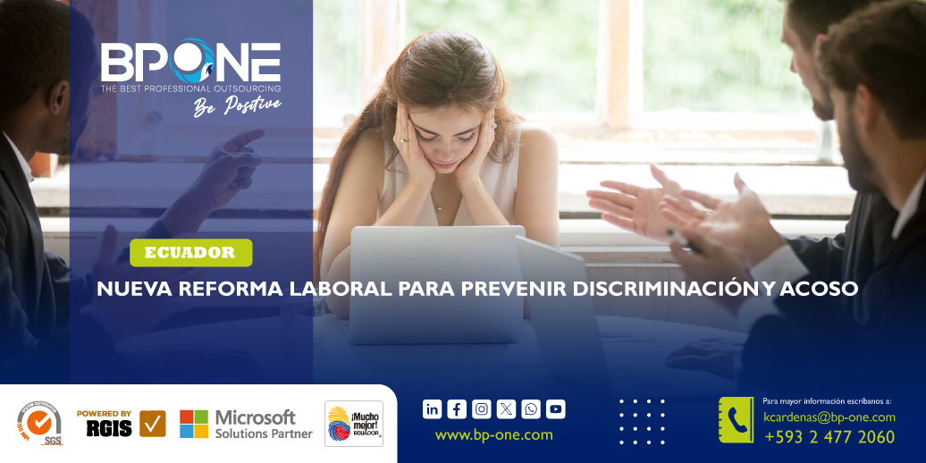 Ecuador: Nueva reforma laboral para prevenir acoso