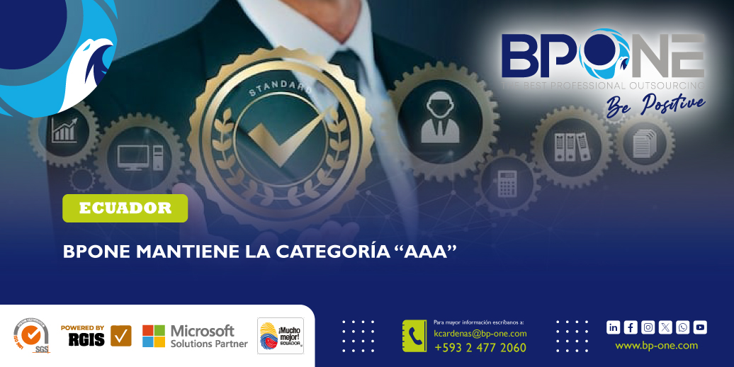 BPONE renueva su Certificado de Calidad 2025