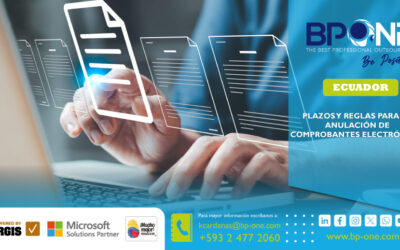 Ecuador: Recordatorio – Plazos y reglas para la anulación de comprobantes electrónicos