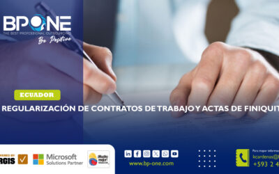 Ecuador: Regularización de contratos de trabajo y actas de finiquito
