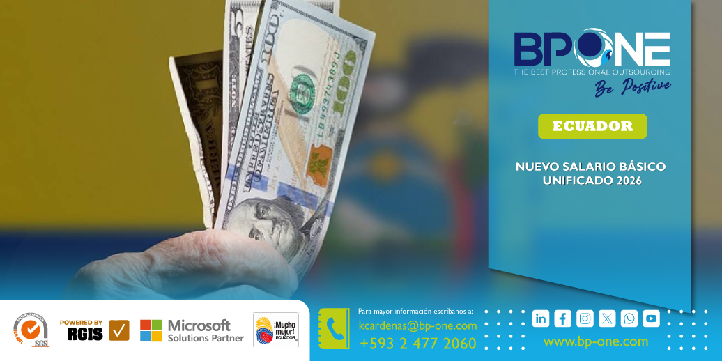 Ecuador: Nuevo Salario Básico Unificado 2026