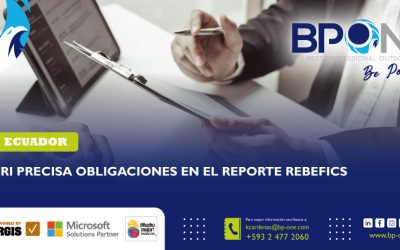 Ecuador: SRI precisa obligaciones en el reporte REBEFICS