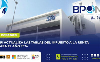 Ecuador: SRI actualiza las tablas del Impuesto a la Renta para el año 2026