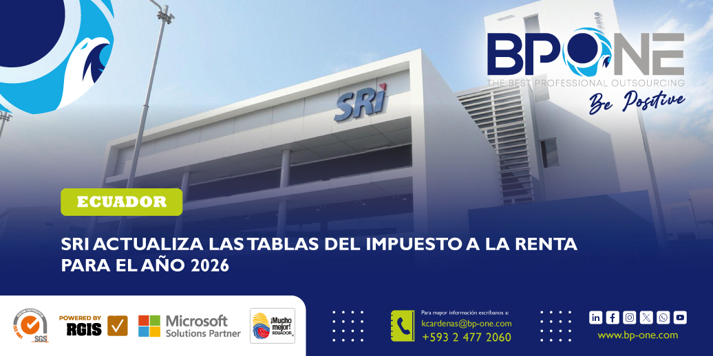 Ecuador: SRI actualiza las tablas del Impuesto a la Renta para el año 2026