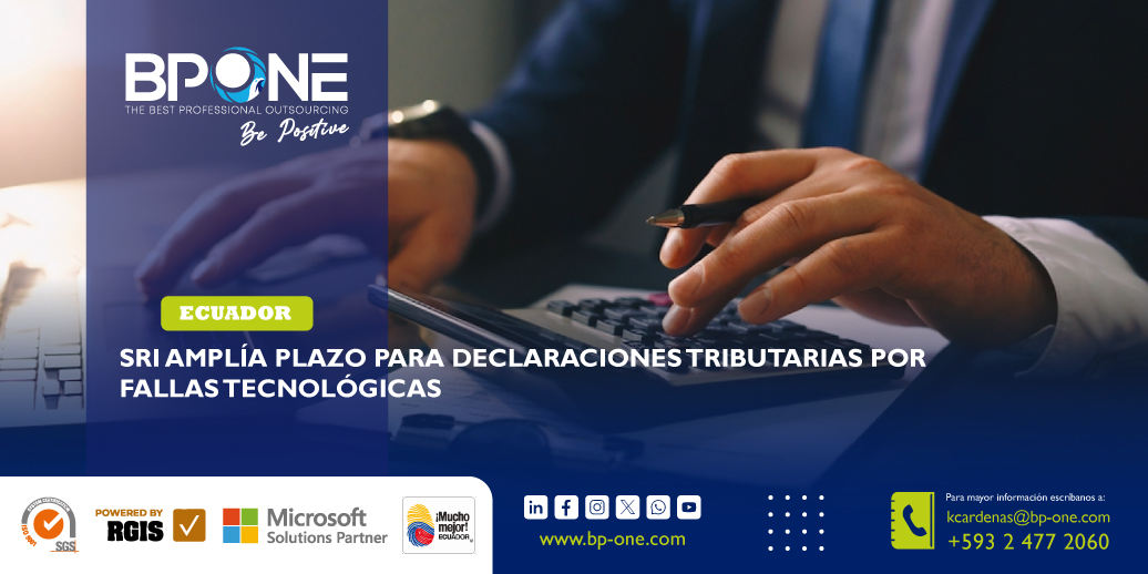 Ecuador: SRI amplía plazo para declaraciones tributarias por fallas tecnológicas