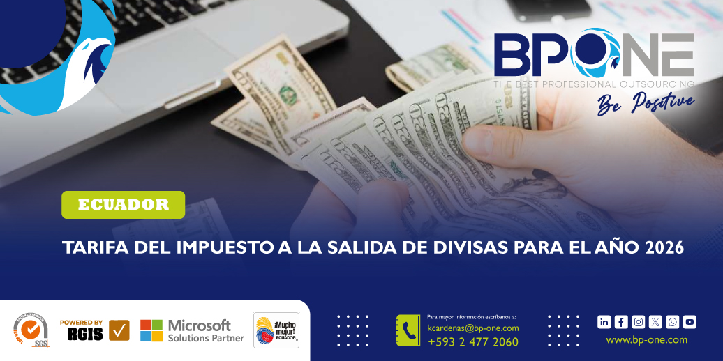 Tarifa del Impuesto a la Salida de Divisas para el año 2026