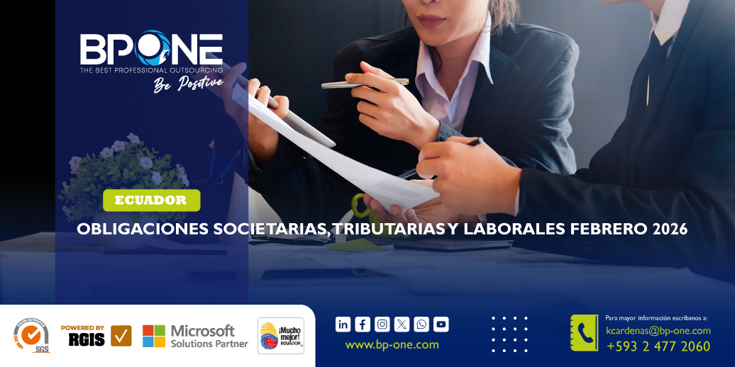 Ecuador: Obligaciones Societarias, Tributarias y Laborales Febrero 2026