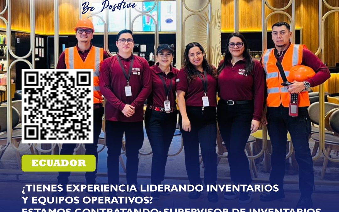 Ecuador: ¿Tienes experiencia liderando inventarios y equipos operativos? Estamos contratando: Supervisor de Inventarios