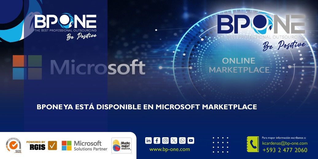 BPONE ya está disponible en Microsoft Marketplace