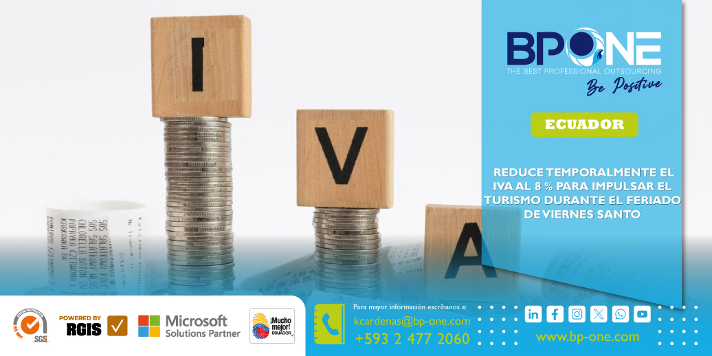 Reduce temporalmente el IVA al 8 % para el turismo