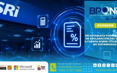 Ecuador: SRI establece formulario para declarar el pago a cuenta sobre utilidades no distribuidas