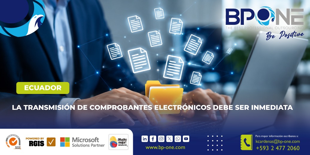 La transmisión de comprobantes electrónicos debe ser inmediata